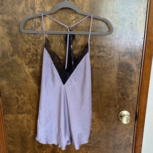 Free People Lace Cami Gray XL